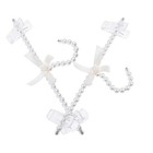 2pcs Baby Hanger White Hanger Wedding Clothes Rack Space Saving Hanger