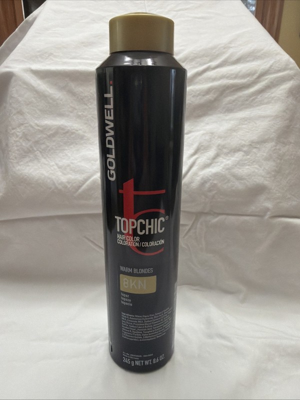 Goldwell Topchic Permanent Hair Color 8KN WARM Topaz Blonde 8.6OZ
