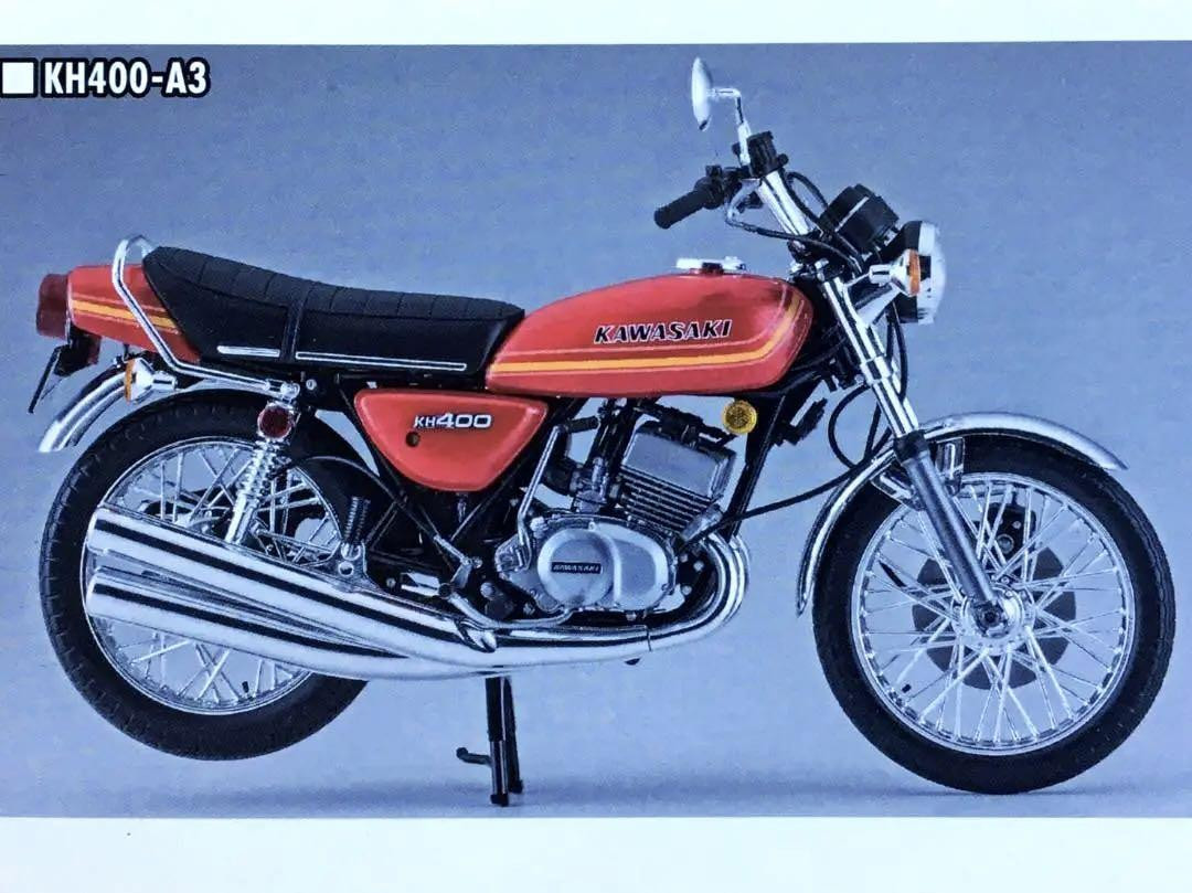 限定品 ハセガワ 1/12 カワサキ KH400-A3/A4 1976/1977 Limited Edition Hasegawa 1/12 Kawasaki KH400-A3/A4 1976/1977