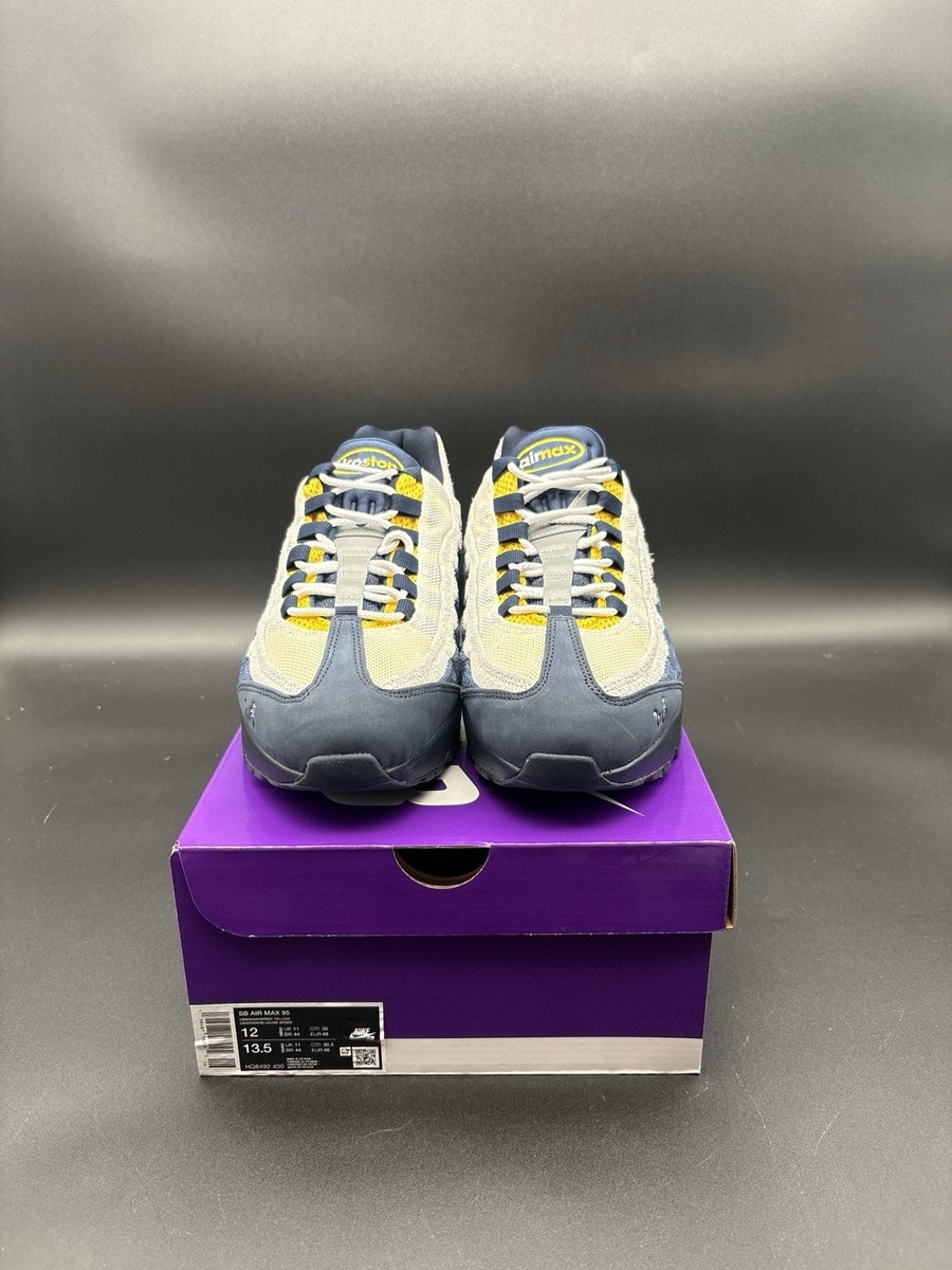 M12 /Nike SB Air Max 95 x Eric Koston / Obsidian & Yellow / HQ8492