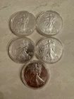 2016 Vintage American Eagle 1 oz fine Silver in capsule