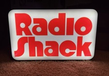 Radio Shack  9&rdquo; Light Up Sign