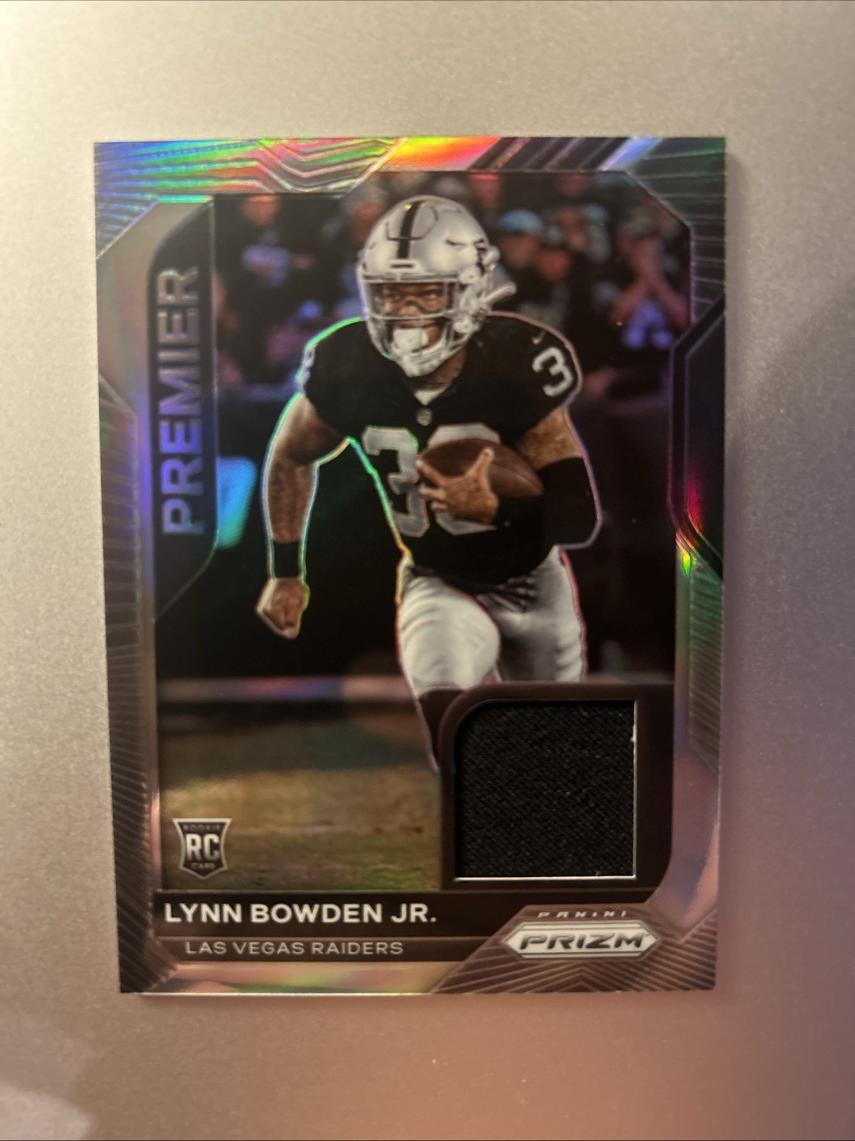 Lynn Bowden Jr. Panini Prizm Premier Jerseys Relics #27 Base