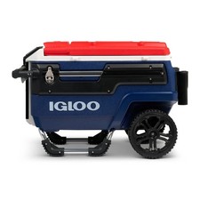 Igloo 70 QT Trailmate Journey Rolling Cooler, New Americana, 112 Can Capacity.