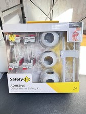 New-Safety 1st Adhesive Child home safety kit 24 piece-locks, Covers, Grip Door