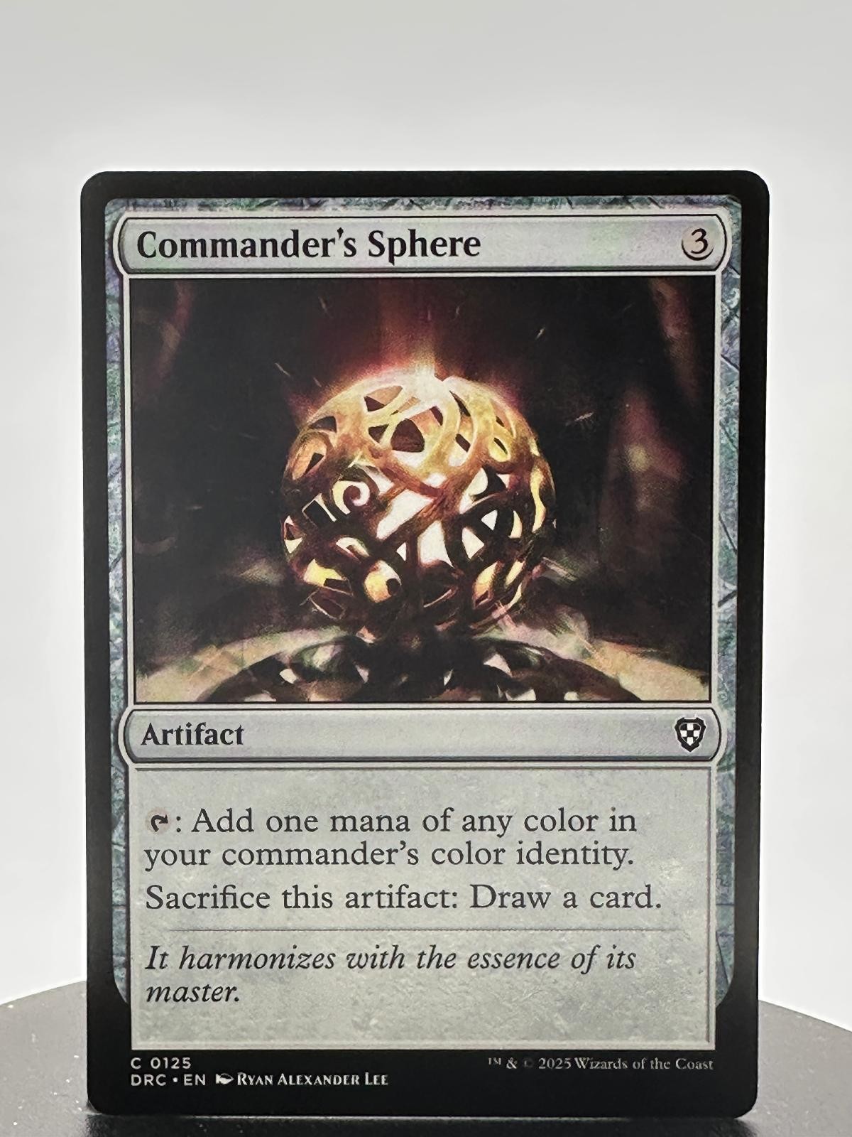 Commander's Sphere - 125 - NM - Commander: Aetherdrift - MTG