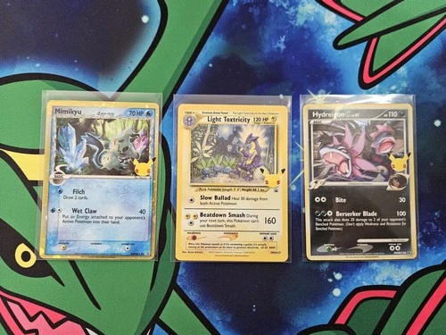 Celebrations Chest Promo Set- Mimikyu SWSH136, SWSH137, SWSH138 Pokemon TCG