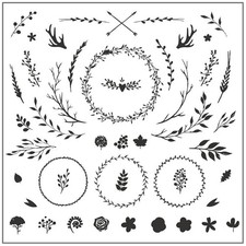Exquisite Garland Clear Silicone Stamp Great Gifts for Children Adults Teens