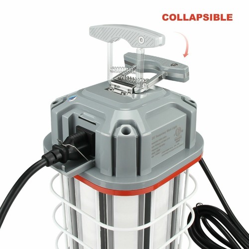 100W LED Temporary Work Light Portable Fixture Linkable Construction ...