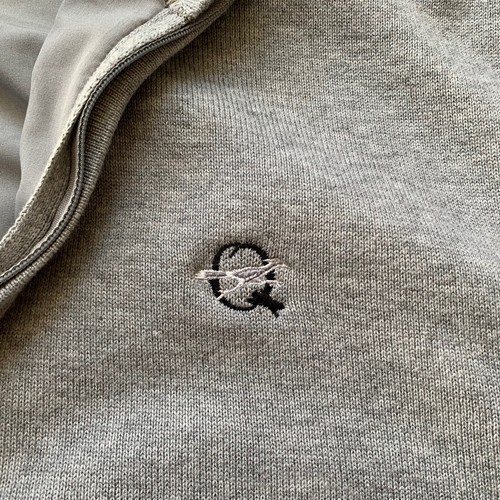 Greg Norman Herren XL grau 1/4 Reißverschluss gefüttert bestickt ärmellos Golf Weste Jacke - Bild 10 von 15