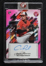 2025 Topps Pristine Pink Pulsar Refractor 5/15 Cade Povich #PA-CP Auto 1az7