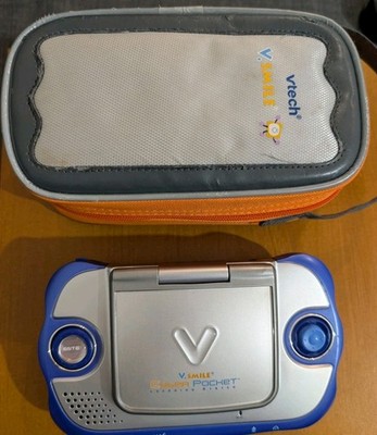 VTech V.Smile Cyber Pocket Handheld Lernsystem Konsole + 13 Spiele Bundle