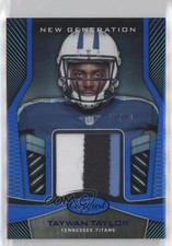 2017 Certified New Generation Jerseys Mirror Blue 10/50 Taywan Taylor #NG-TT 1s7