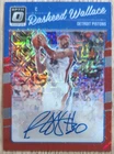 2023-24 Panini Donruss Optic Retro Series Signatures Choice Rasheed Wallace (AU)