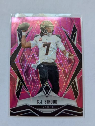 2025 Panini Phoenix Football Pink Lazer C.J. Stroud #136