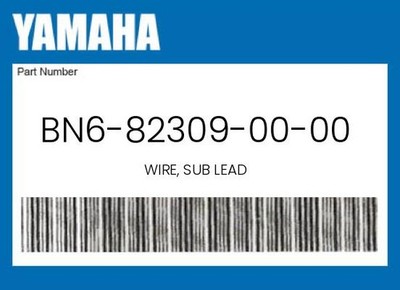 Yamaha Genuine Wire, Sub Lead - Bn6-82309-00-00