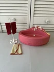 Vintage 1980s Barbie Dream Furniture Collection Luxury Spa Bathtub + Accessories