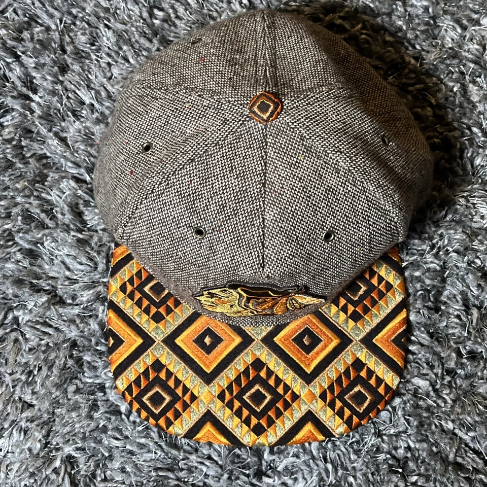 Gorra Zephyr The Z Ala Cuadrada Chicago Blackhawks Lana Snapback Ala Argyle Foto 3 de 4