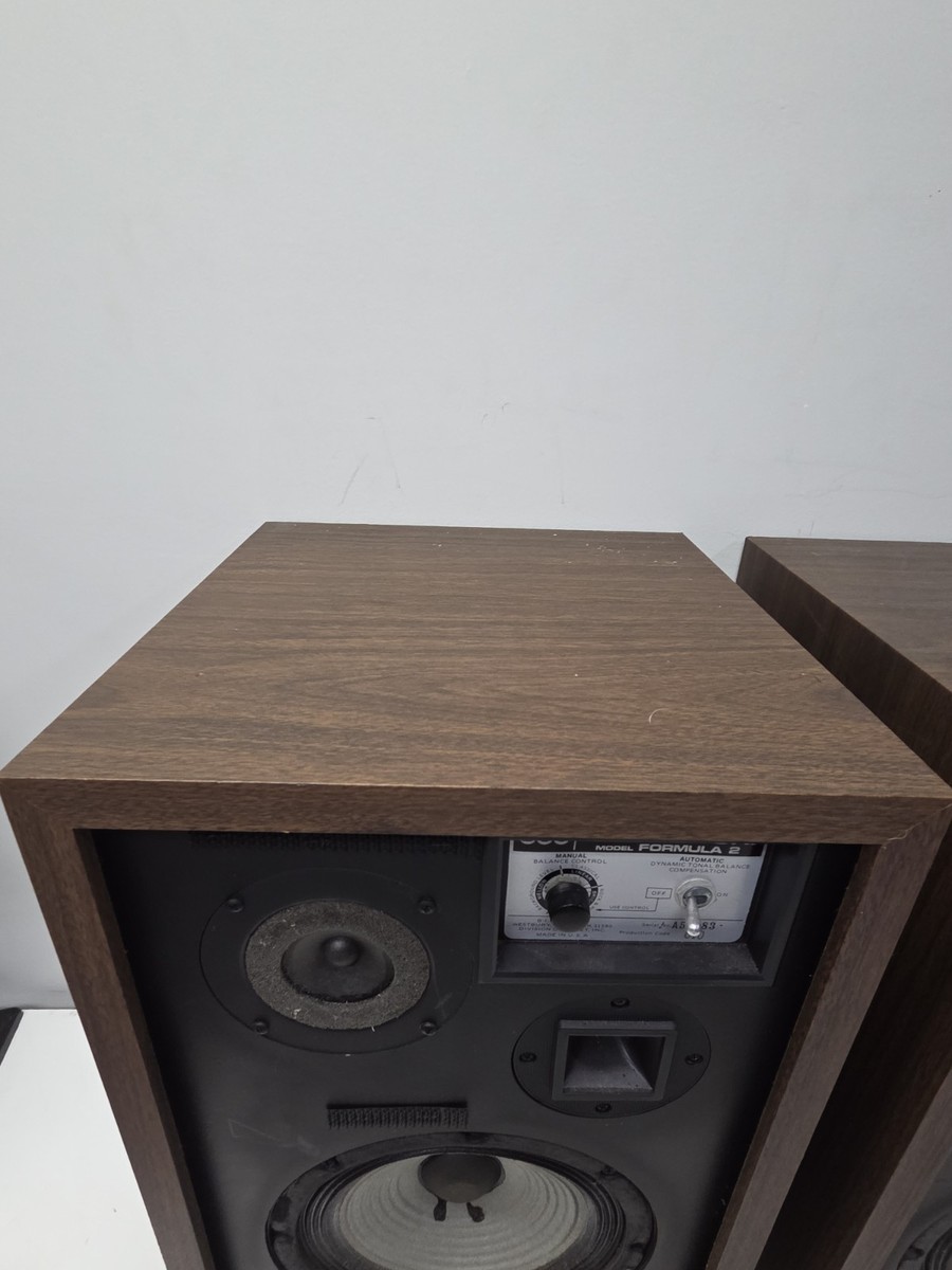 BIC Venturi Formula 2 Speakers Pair Vintage 1970s 8