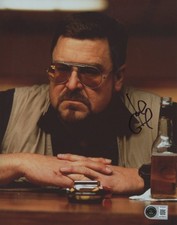 JOHN GOODMAN SIGNED THE BIG LEBOWSKI WALTER SOBCHAK 8X10 PHOTO BECKETT BAS COA