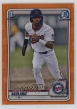 2020 Bowman Draft Chrome Orange Refractor 3/25 Alerick Soularie #BD-94 ka6