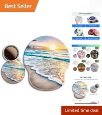 Elegant Non-Slip Ergonomic Wrist Support Mouse Pad - Ideal for Home  Office
