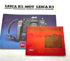 Orig. Brochure  Manual for Leica R3 camera