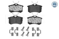 NEU - Meyle 0252096117/PD Bremsbelagsatz, Scheibenbremse FüR Seat Skoda VW