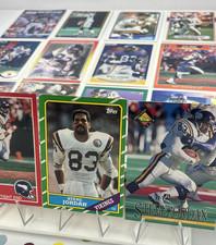 Steve Jordan Rookie Football Cards Lot Minnesota Vikings 1986 Topps RC - 1993