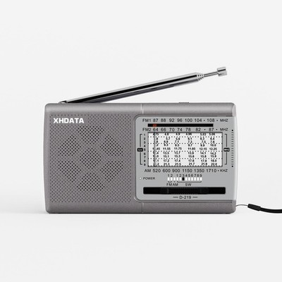 XHDATA D219 Portable AM FM Shortwave Radio Battery Operated Small Great