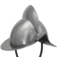 Armory Replicas Spanish Premium Comb Morion Helmet 18 Gauge Steel for Displays