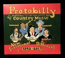 Various Artists Protobilly The Minstrel And Tin Pan Alley 3CD Box Set New Sealed