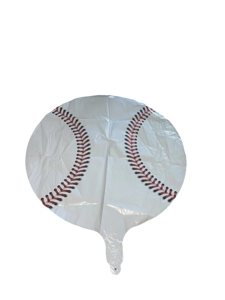"Globos de fiesta de papel aluminio Mylar deportivos de béisbol 20 piezas 17"" nuevos" Foto 2 de 2