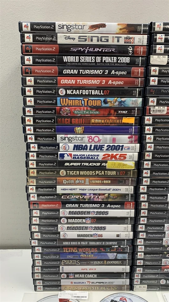 Lote de juegos Massive 190 PlayStation 2 PS2 - ¡PROBADO! A granel - Gran Turismo, Madden Foto 2 de 4