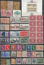 MONDE ! LOT de Timbres anciens depuis 1900 ! NEUFS et Surcharges