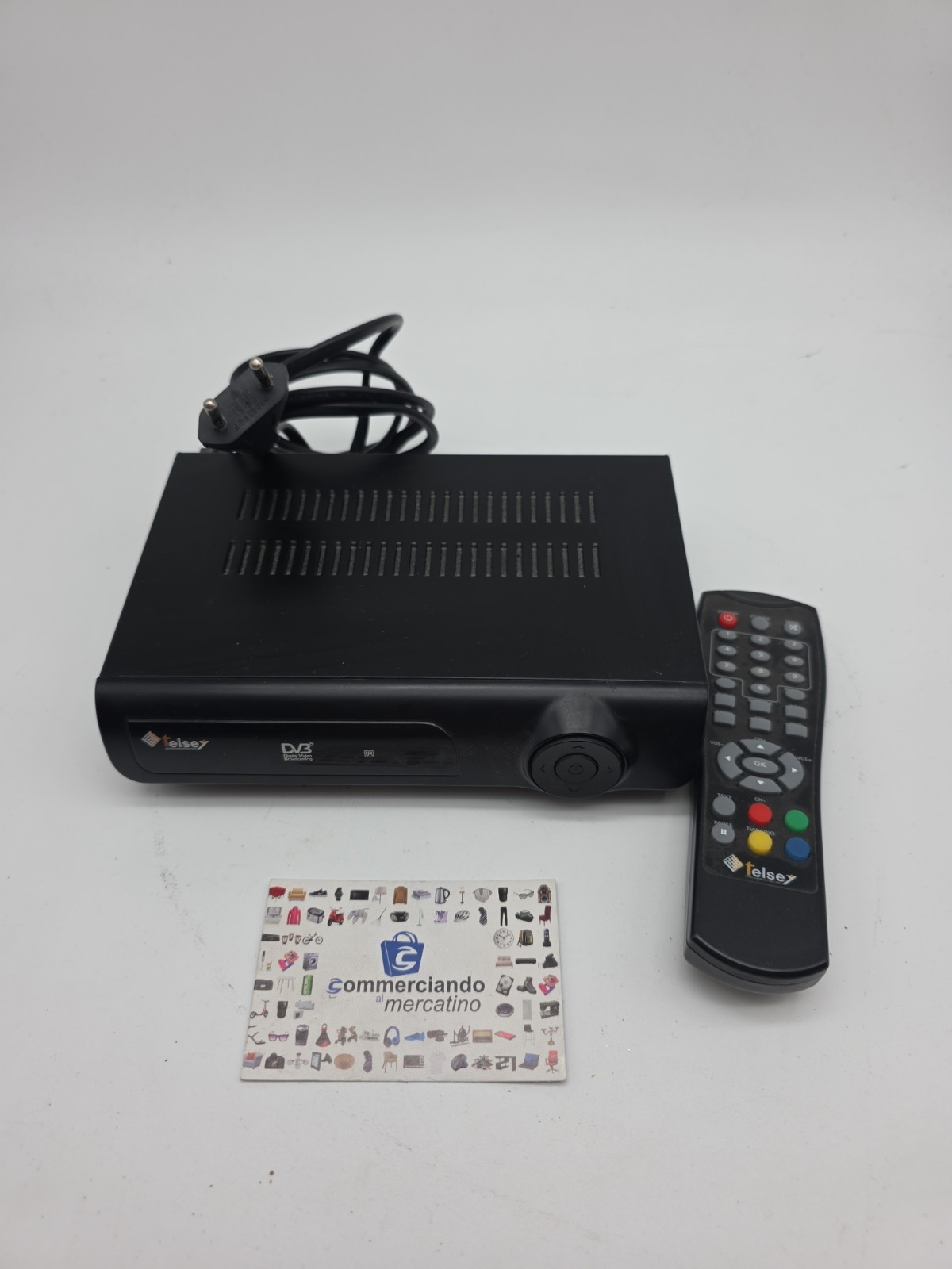 Decoder Telsey DT Light DVB-T STNH1L3E50T SCART+ TELECOMANDO