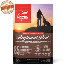ORIJEN Grain Free  Poultry Free, Regional Red, High Protein Dry Dog Food, 13 lb