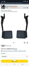 Medical Transport Chair FOOTRESTS Hospital ATC17 ATC19 ATCSFBK 1 Pair Wheelchair