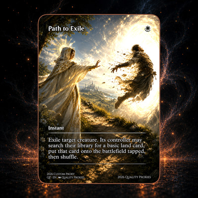 Path to Exile - Custom MTG card