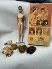 Vintage 1962 "Fashion Queen" Barbie Midge Doll 3 Wigs Original Swimsuit #870