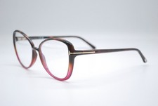 NEW TOM FORD TF 5907-B 055 COLOURED HAVANA AUTHENTIC EYEGLASSES FRAMES 55-15