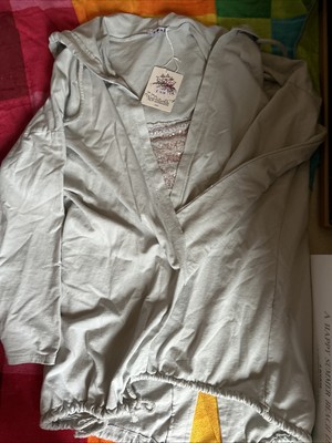Tredy Longjacke Neu Cardigan Pailletten Gr. 3 Made Italy