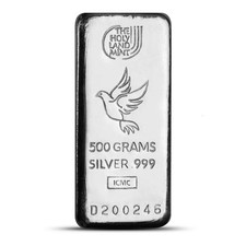 500 Gram Holy Land Mint Cast Silver Bar (New) 79.53 per troy oz