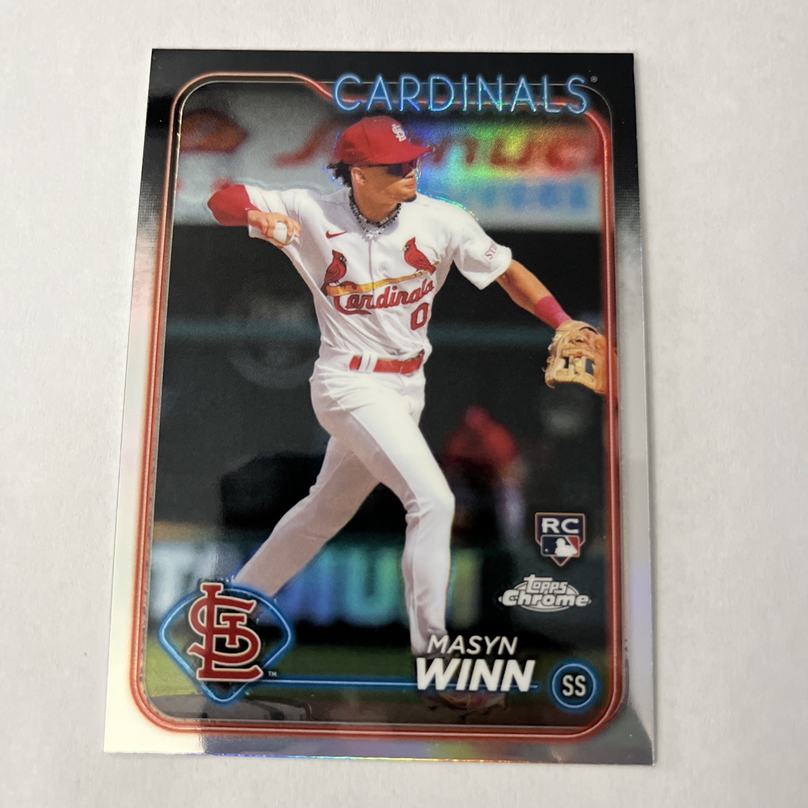 2024 Topps Chrome - Masyn Winn #189 Refractor (RC)