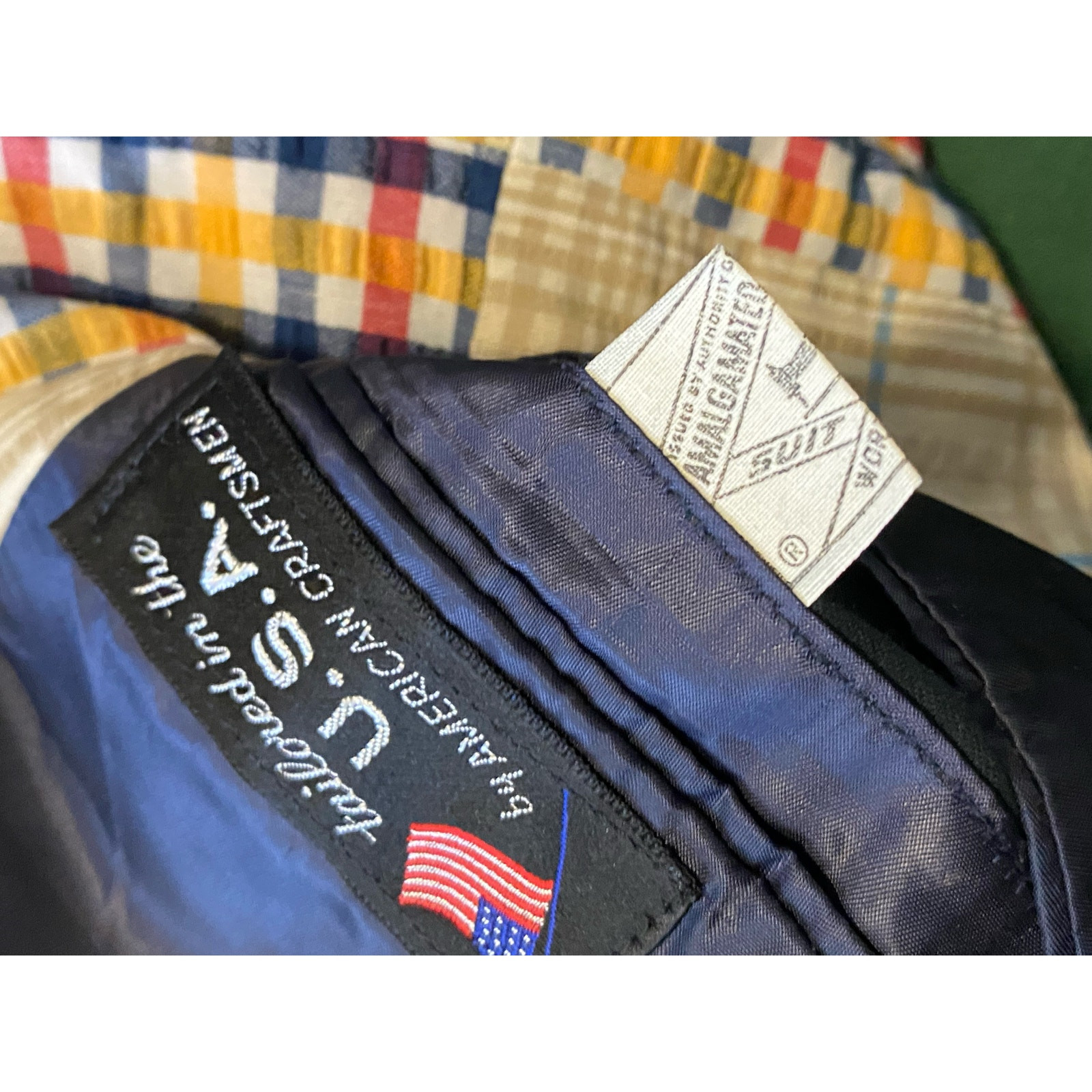 Vintage Corbin Patchwork Jacket Blazer Tailor Mad… - image 8