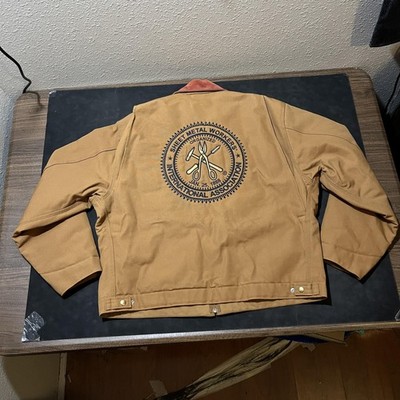 りんご Carhartt Detroit Jacket Vintage Work Chicago Sheet Metal Workers