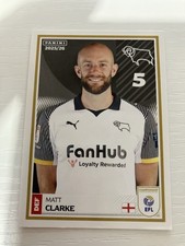 PANINI EFL 2025 - 26  STICKER   MATT CLARKE   DERBY COUNTY    #111