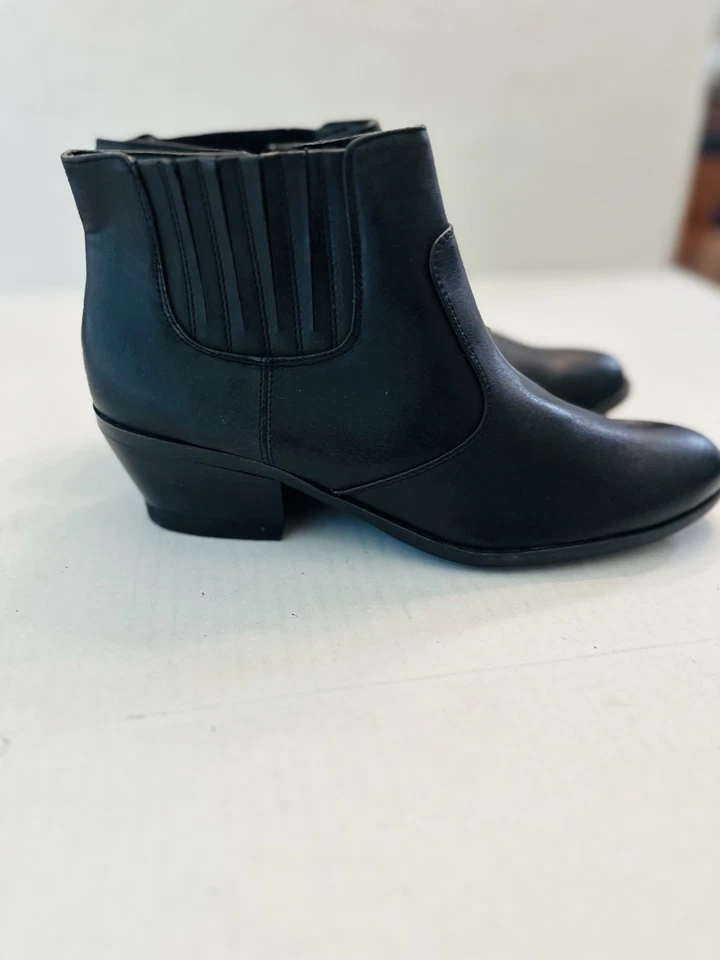 Botas Kim Rogers Mujer Negras Tacón Bloque EE. UU. Talla 10M Foto 4 de 4