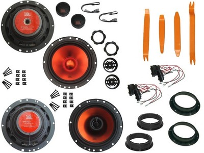 JBL Boxen Set für VW Passat B7 B8 Bj 10-20 Tür vorne hinten Ausbaubügel 1040 W
