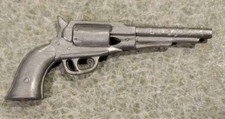 1975 Marx Johnny West JWA General Custer Maddox Silver Pistol Nicks on Barrel 1